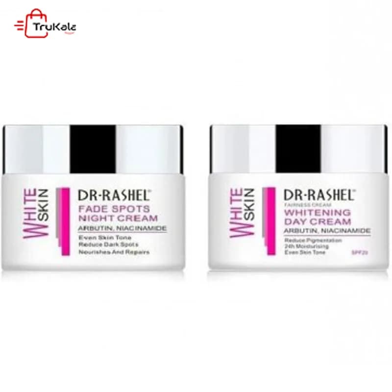 ست کرم روشن کننده شب و روز صورت دکتر راشل DR.RASHEL