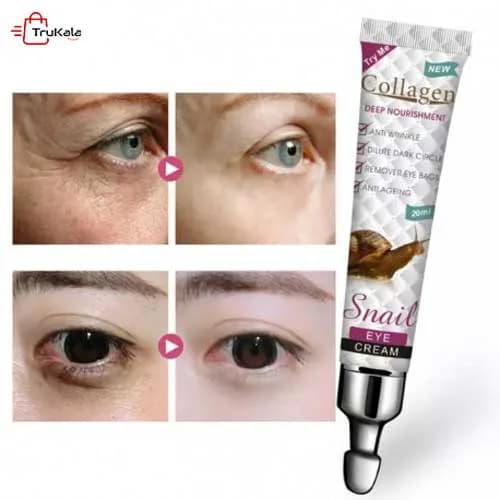 کرم ضد چروک دور چشم کلاژن ساز حلزون collagen — تصویر ۲
