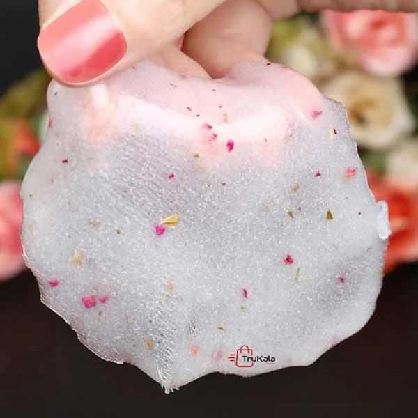 ماسک هیدروژل لاتکس گلبرگ گل رز — تصویر ۵