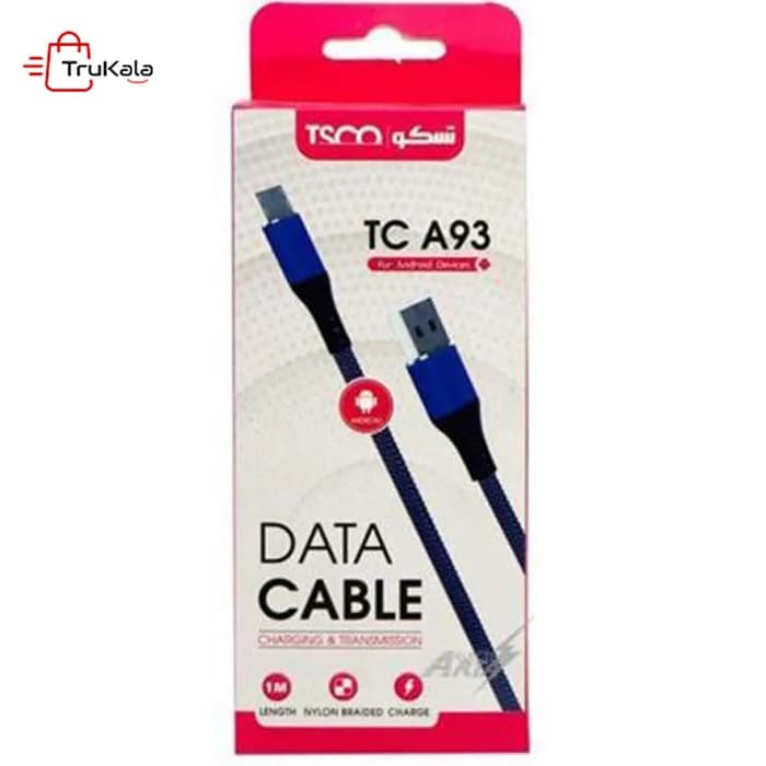 کابل تبدیل USB به microUSB تسکو مدل TC A93