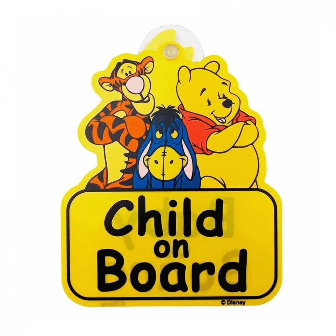 تابلو هشدار کودک در خودرو طرح وینیپو، تایگر و ایور (Child on Board)