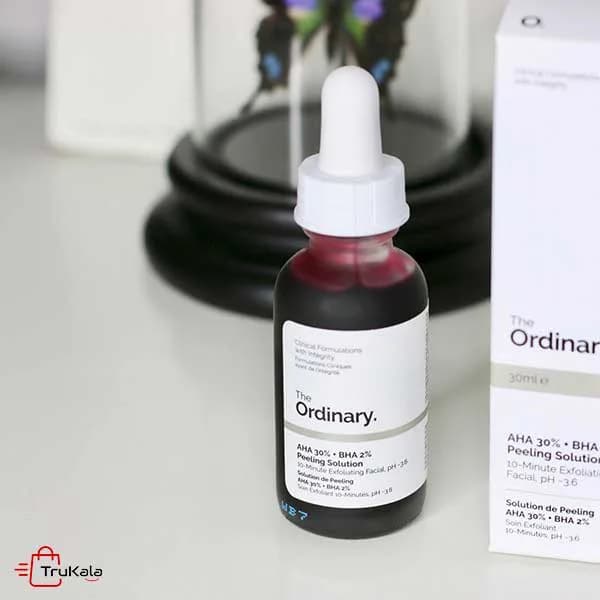 سرم لایه بردار پیلینگ AHA30% اوردینری تمشک — تصویر ۴