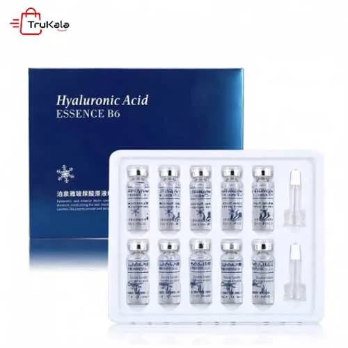 پک کوکتل ویال مالشی صورت هیالورونیک اسید بیواکوا Bioaqua