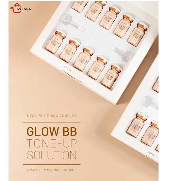 پک کوکتل کرم پودری آمپولی گلو بی بی GLOW BB — تصویر ۲