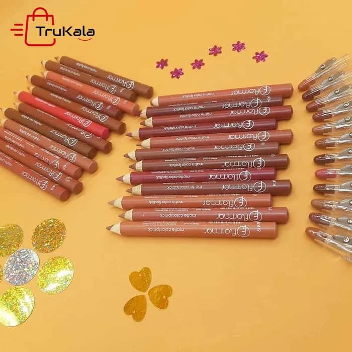 پک رژلب مدادی تراش دار 12 عددی فلورمار FLORMAR — تصویر ۳