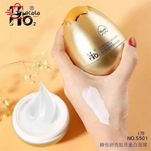 کرم ماسک صورت لایه بردار سفیده ی تخم مرغ — تصویر ۳
