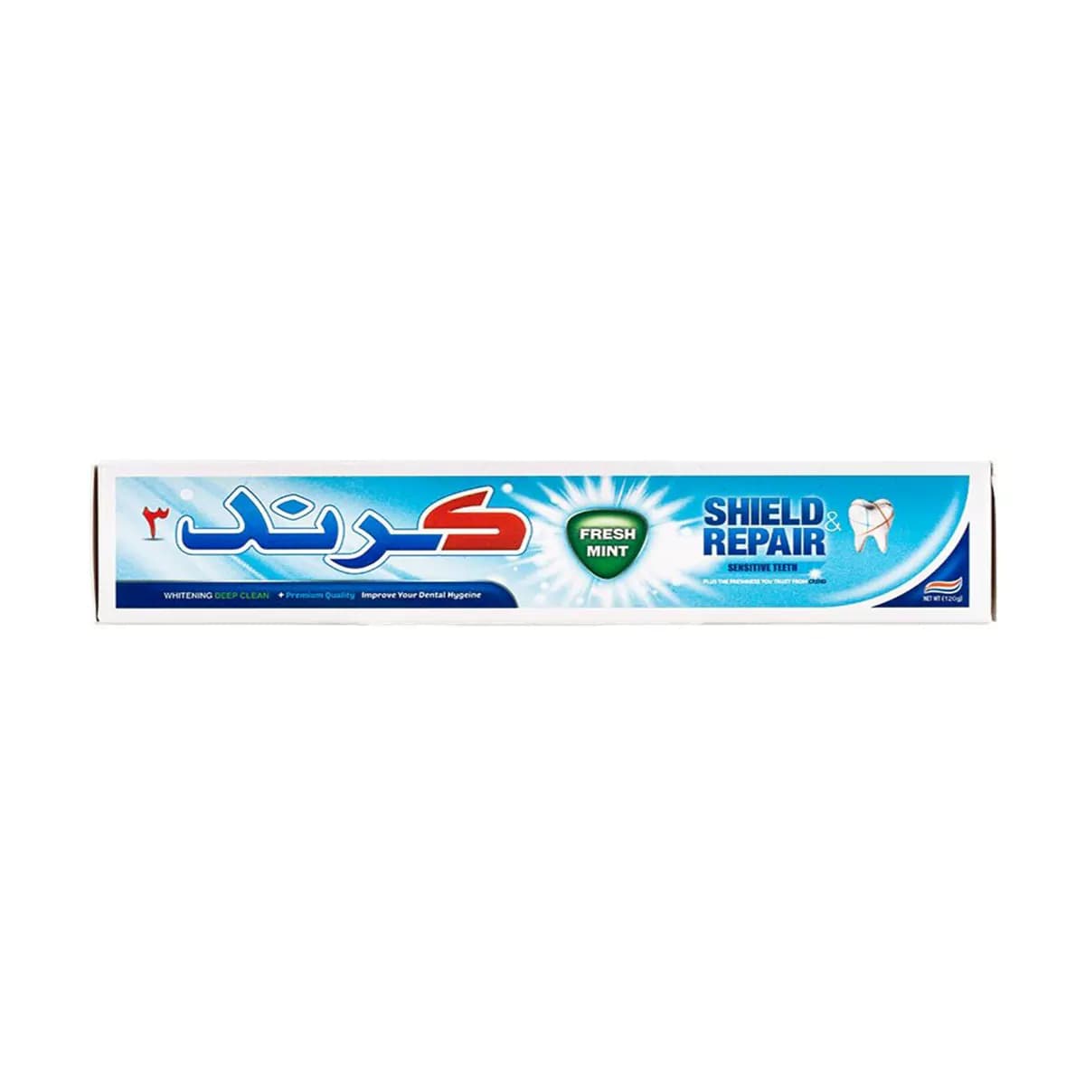 خمیر دندان سه رنگ حجم 120 گرم کرند