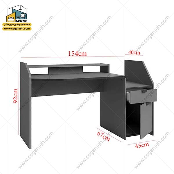 میز گیمینگ کد DGP25 — تصویر ۲