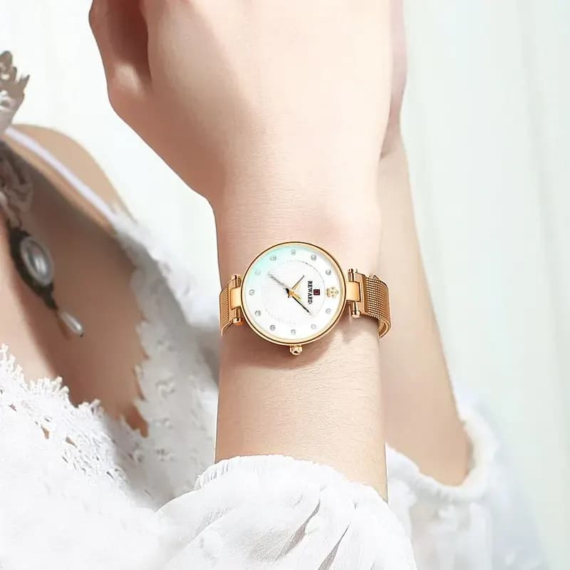 ساعت مچی عقربه ای زنانه ریوارد مشکی رزگلد مدل RD22014L — تصویر ۱۱