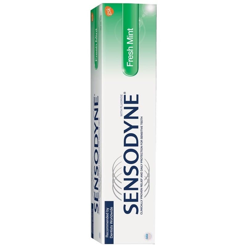 خمیر دندان سنسوداین SENSODYNE مدل Fresh Mint وزن 100 گرم