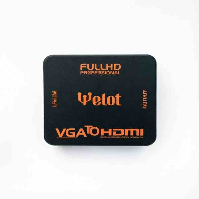 تبدیل VGA به HDMI مدل ویلوت (WELOT) با خروجی صدا و Mini-USB