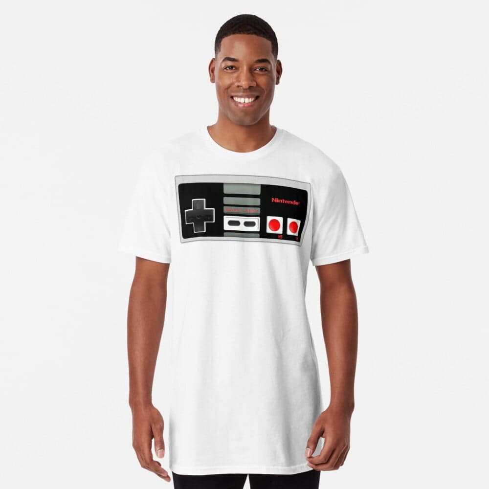تی شرت گیمی طرح NES Controller