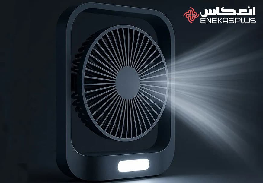 پنکه شارژی رومیزی ویداسی WD-280 — تصویر ۶