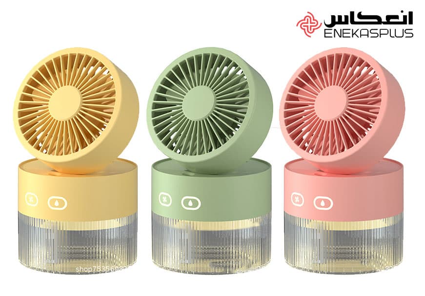 پنکه مدل بخور سرد USB مدل spray fan