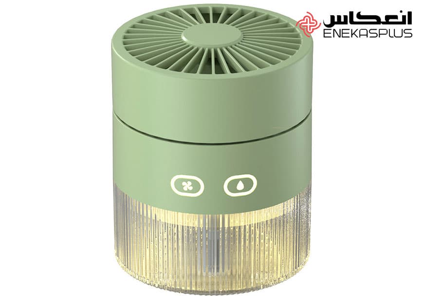 پنکه مدل بخور سرد USB مدل spray fan — تصویر ۴