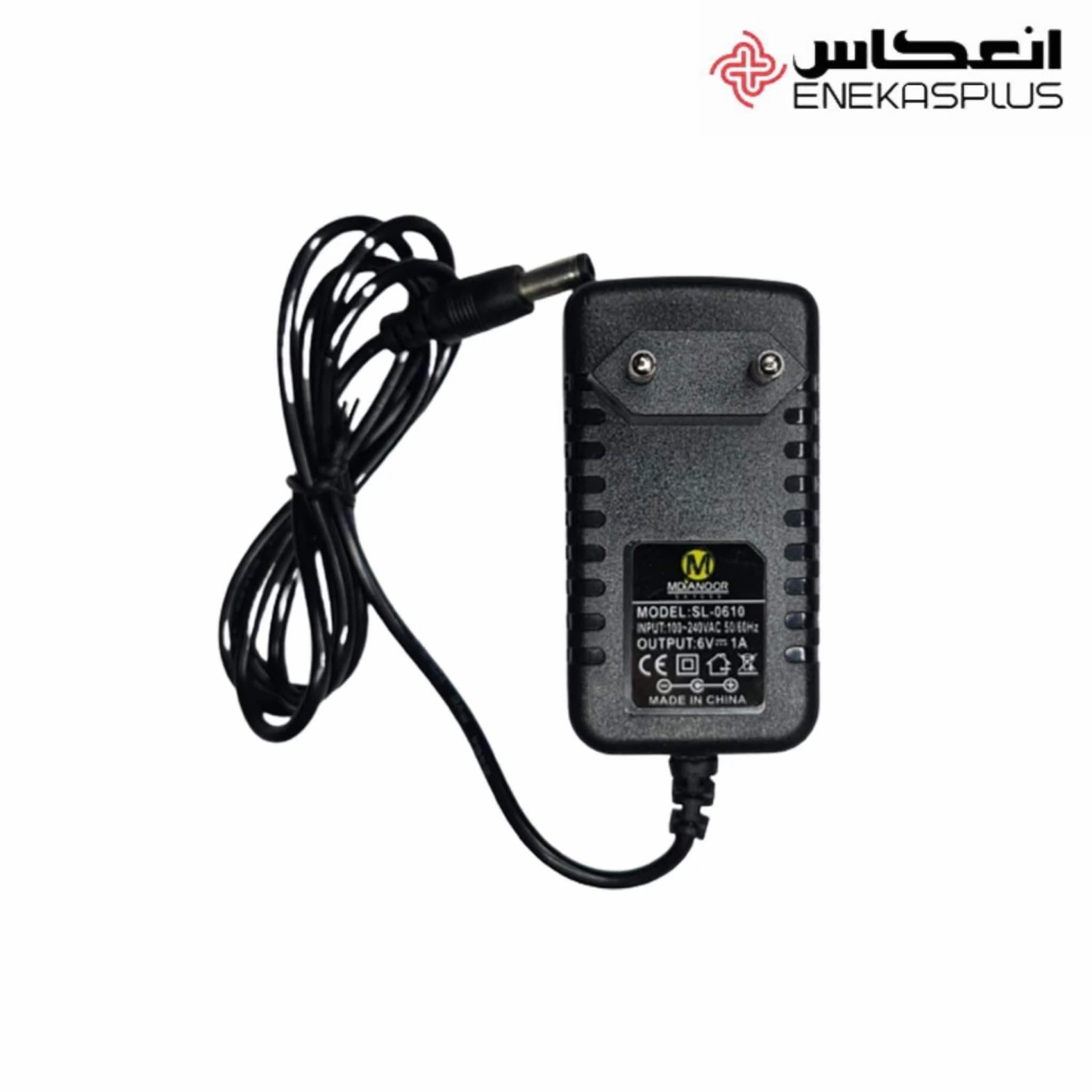 آداپتور ۶ ولت ۱ آمپر دیواری مدیانور