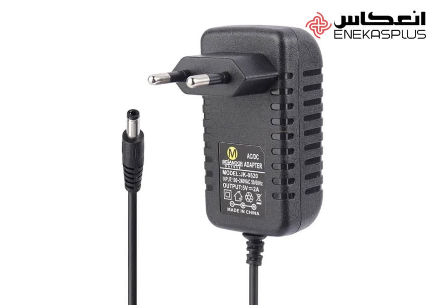 آداپتور ۵ ولت ۲ آمپر دیواری مدیانور