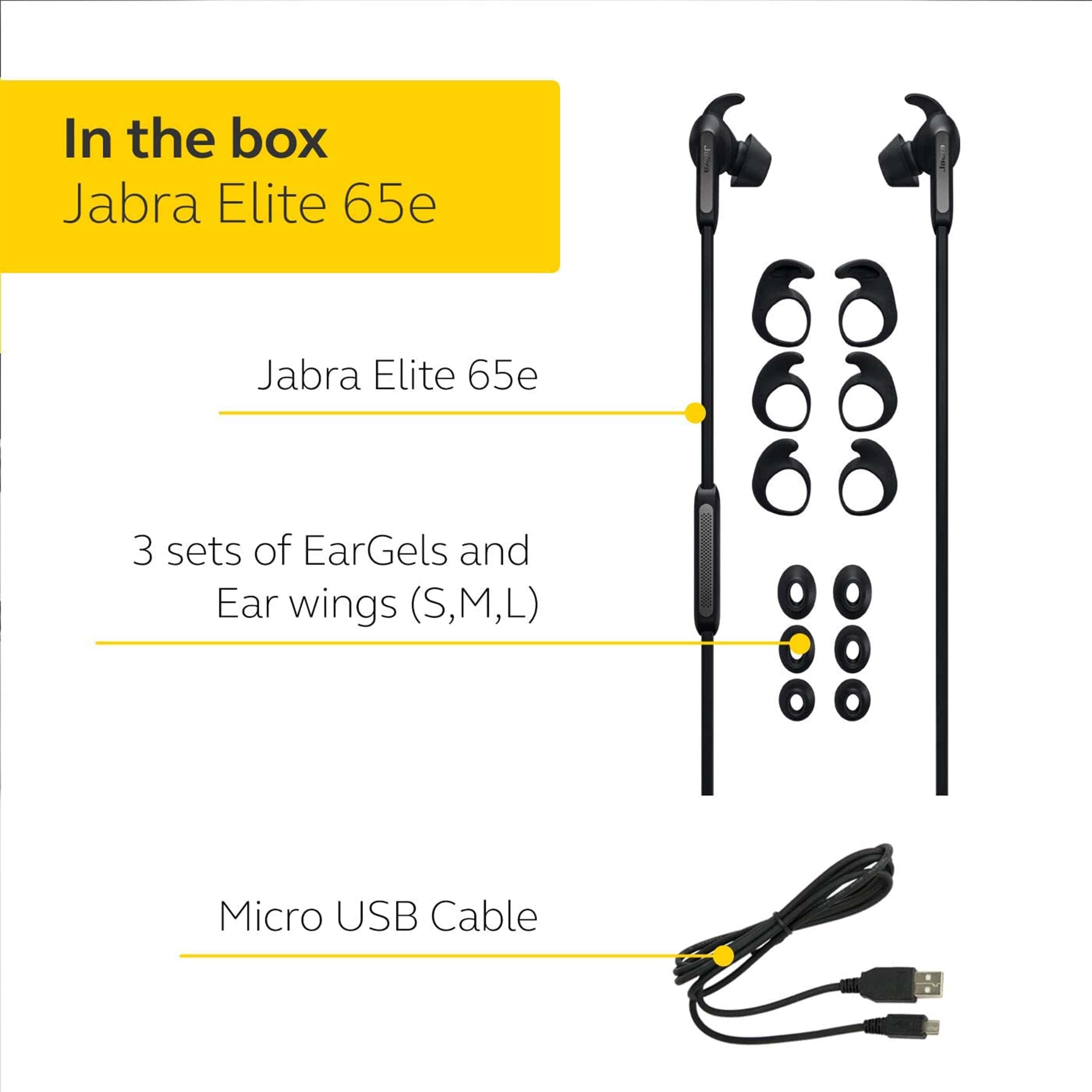 هندزفری بلوتوث گردنی جبرا مدل Jabra Elite 65e — تصویر ۶