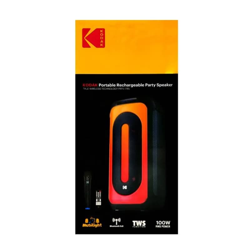 اسپیکر بلوتوثی کداک Kodak PRPS-1785 Retractable Trolley Speaker — تصویر ۴
