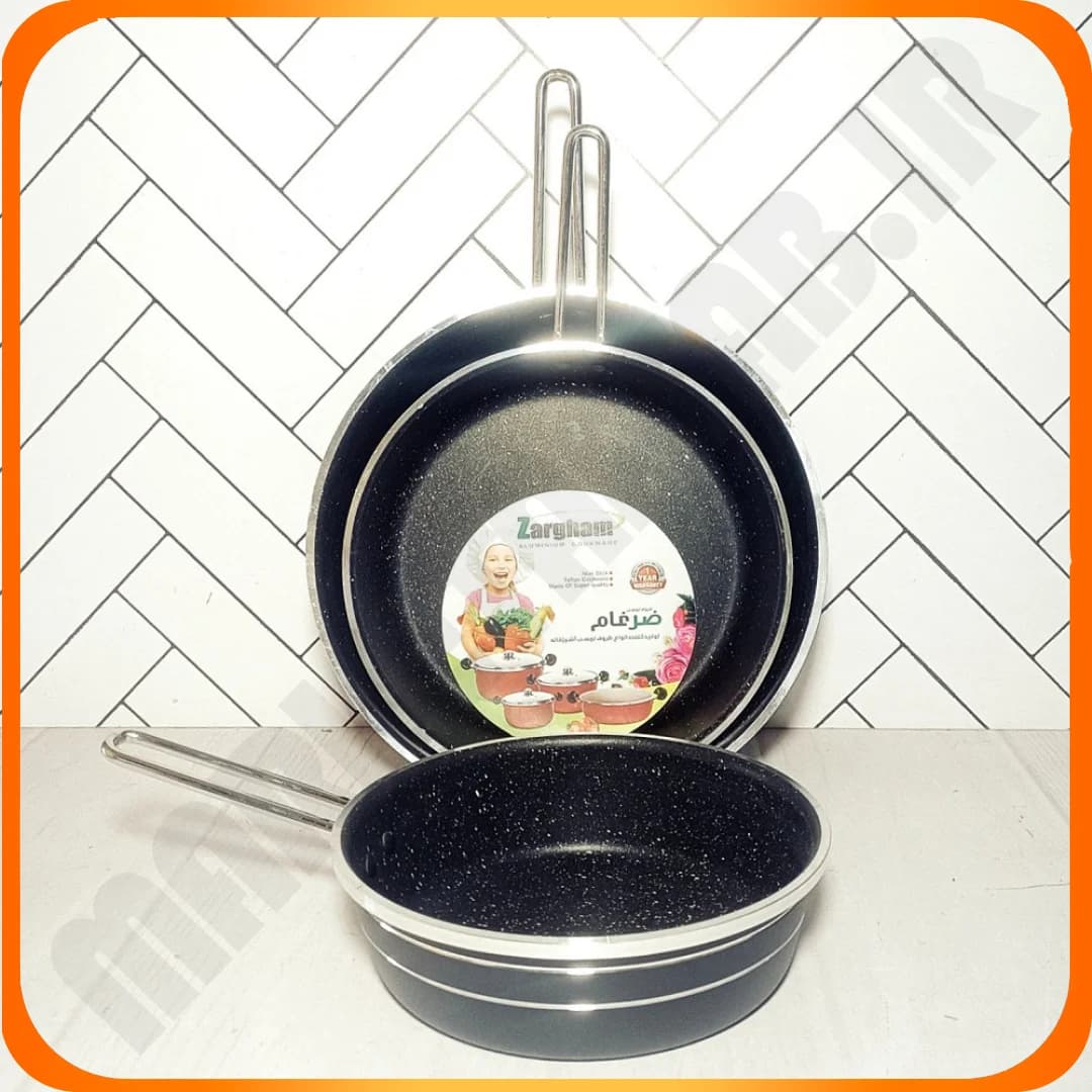 سرویس سه تابه گرانیت تکدسته فلزی ویژه ضرغام