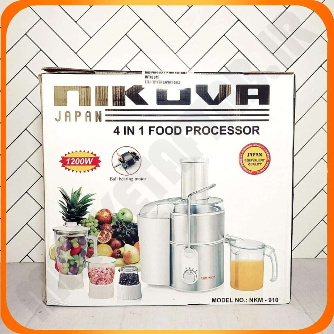 آبمیوه گیری 4 کاره NKM-910 سفید نیکوا