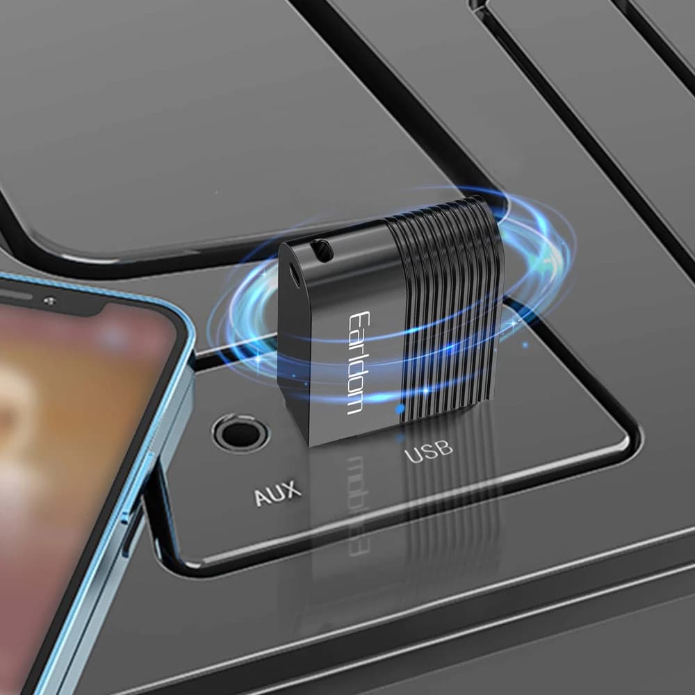 گیرنده بلوتوث Earldom مدل ET-M90 با USB و خروجی AUX — تصویر ۲
