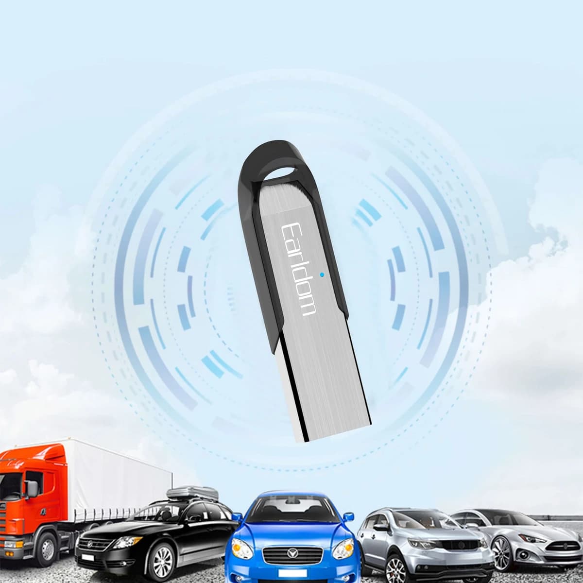 گیرنده بلوتوث Earldom مدل ET-M73 با USB و AUX — تصویر ۴