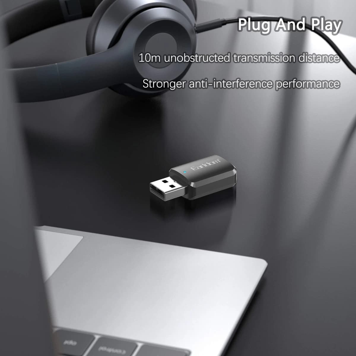 گیرنده بلوتوث Earldom مدل ET-BR28 با خروجی USB و AUX — تصویر ۳