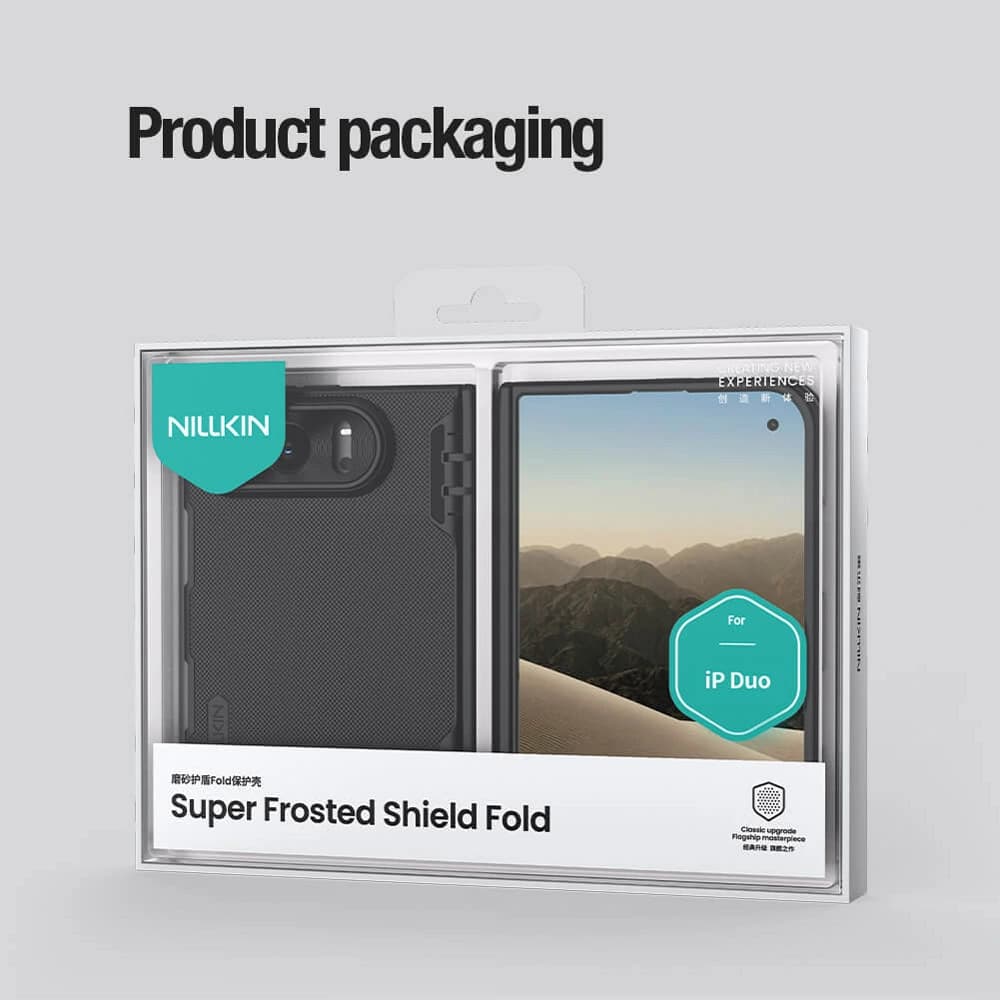 قاب ضدضربه مگنتی iPhone Duo مارک نیلکین مدل Super Frosted Shield Fold — تصویر ۵
