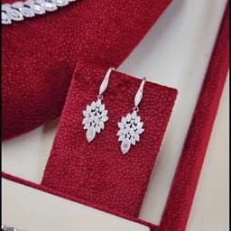 سرویس جواهری نقره زنانه 925 عیار 34/5 — تصویر ۴