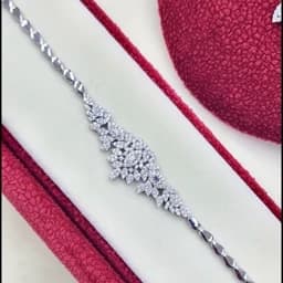 سرویس جواهری نقره زنانه 925 عیار 34/5 — تصویر ۳