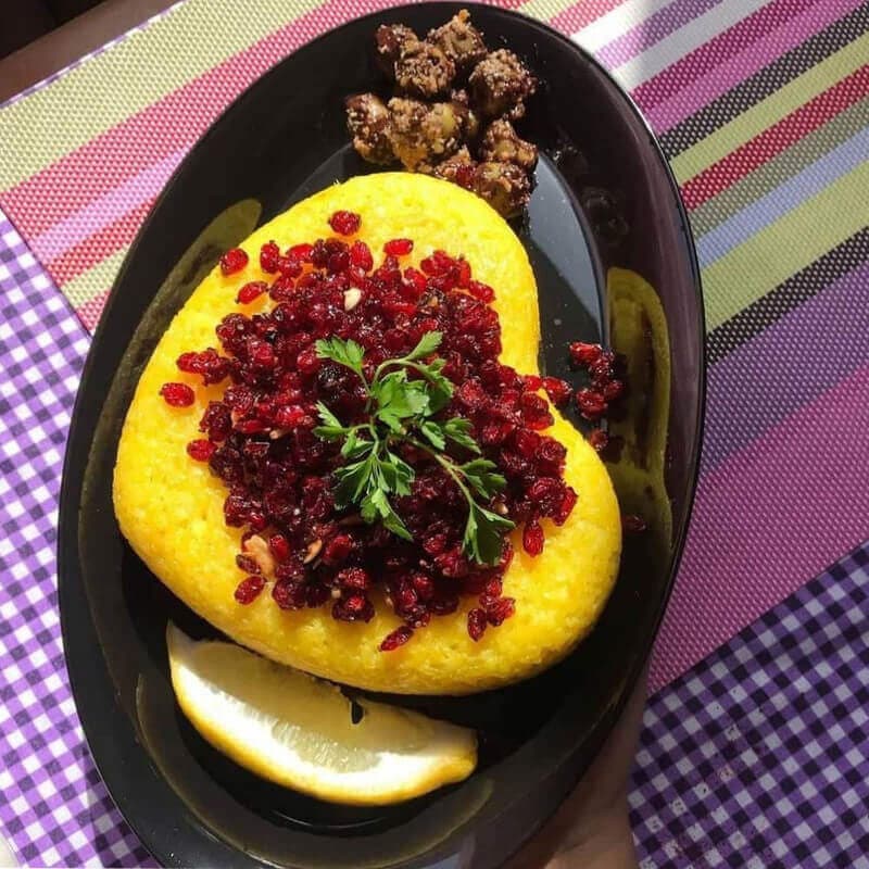 قالب کیک کته و ته چین مدل قلب کف صاف گرانیتی — تصویر ۴