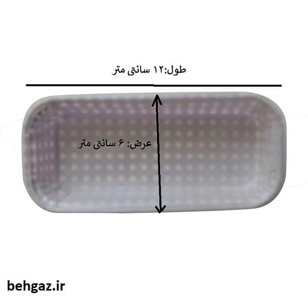 کپسول کاپ کیک نسوز مدل لبه گرد مستطیل مجموعه 100 عددی — تصویر ۸