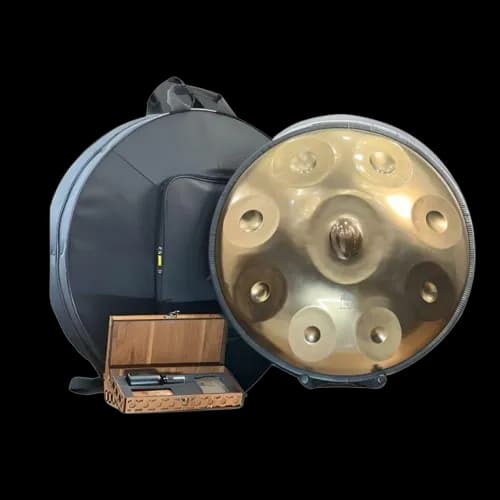 هنگ درام استیل حافظ دینگ پالیش طلایی