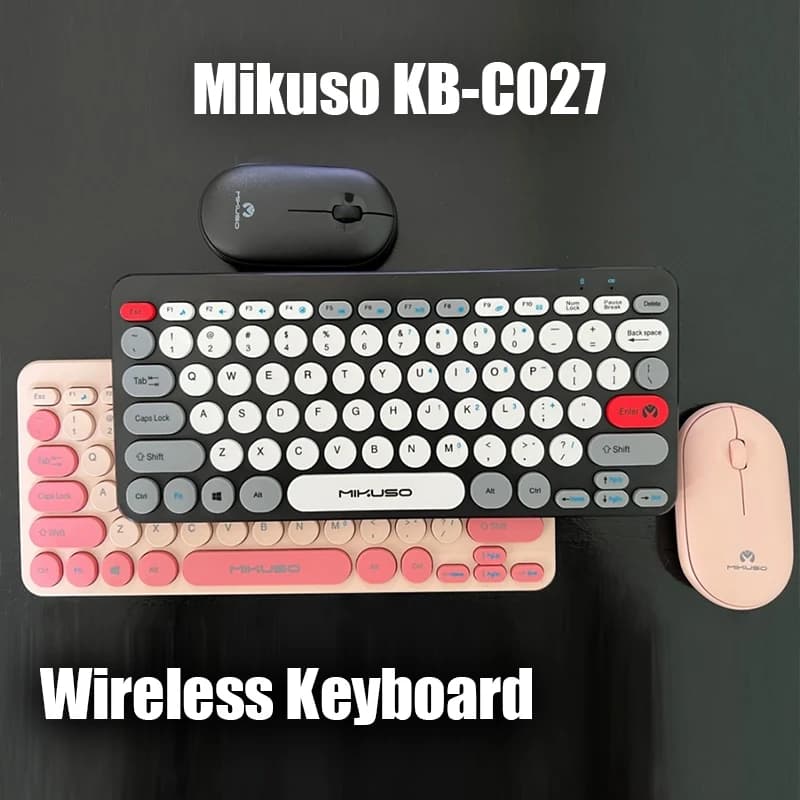 کیبورد و موس بی سیم MIKUSO C027 — تصویر ۸