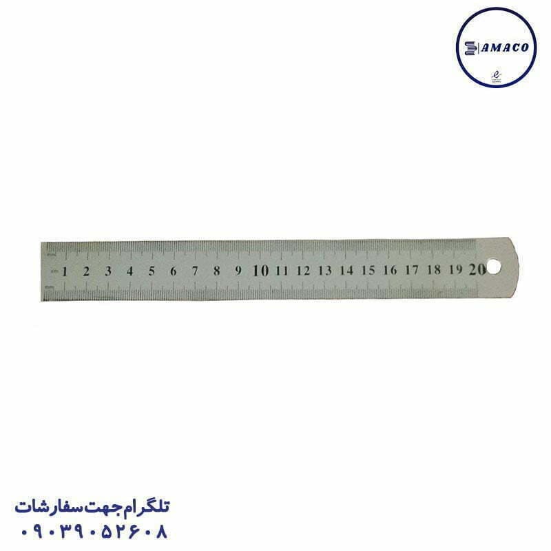 خط کش 20 سانت فلزی (12)