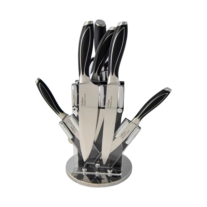 سرویس چاقو 8پارچه یونیک مدل استیل beL_3 کد 5544