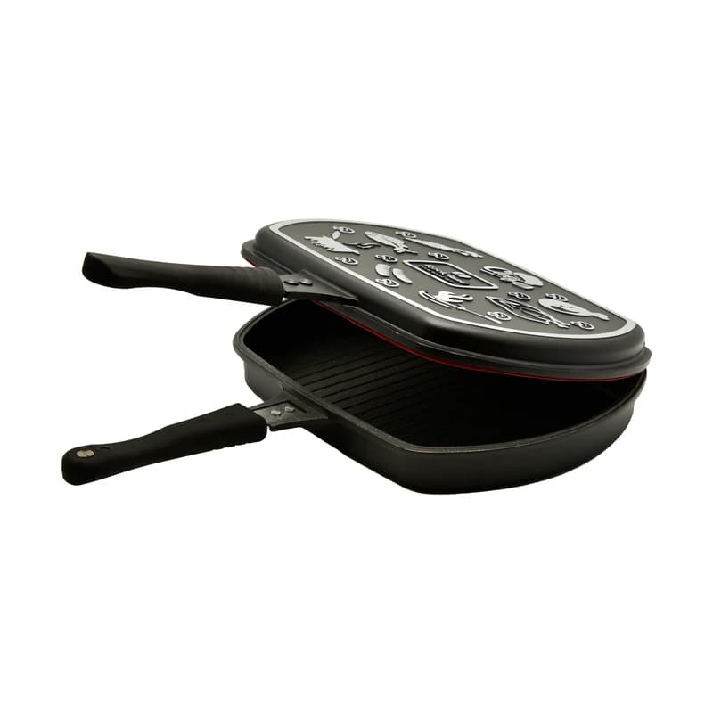 تابه رژیمی گرانیت دو طرفه راکلند سایز 32 — تصویر ۳