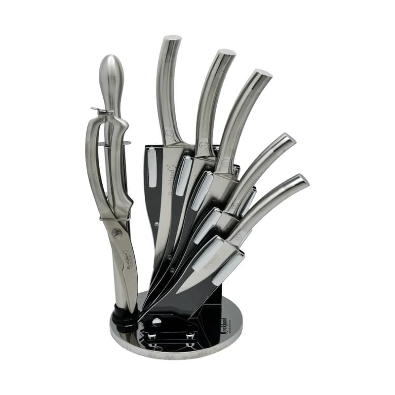 سرویس چاقو آشپزخانه راکلند 8 پارچه کد 3303 استیل