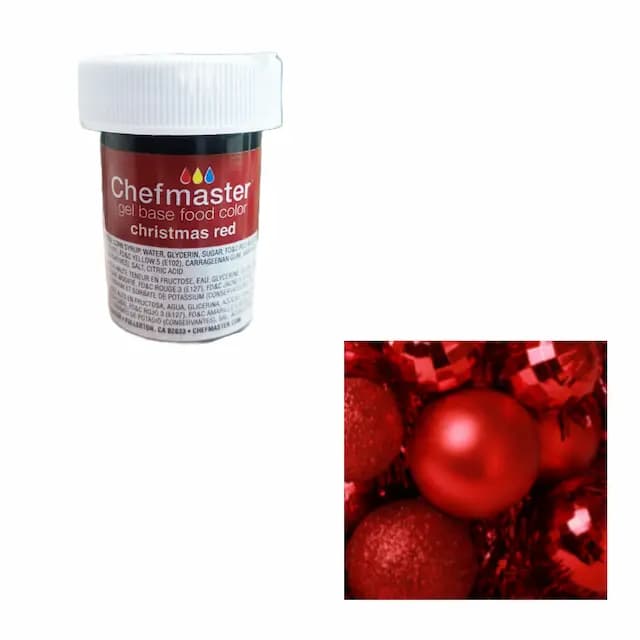 رنگ christmas red شف مستر