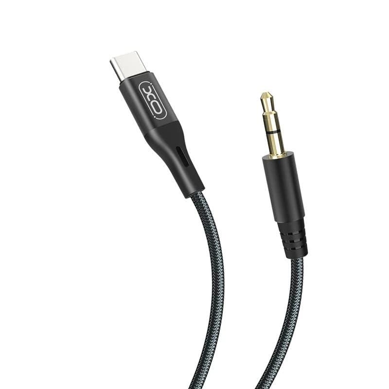 کابل تبدیل AUX به USB-C ایکس او مدل XO-NB-R155B طول 1 متر کدM5150