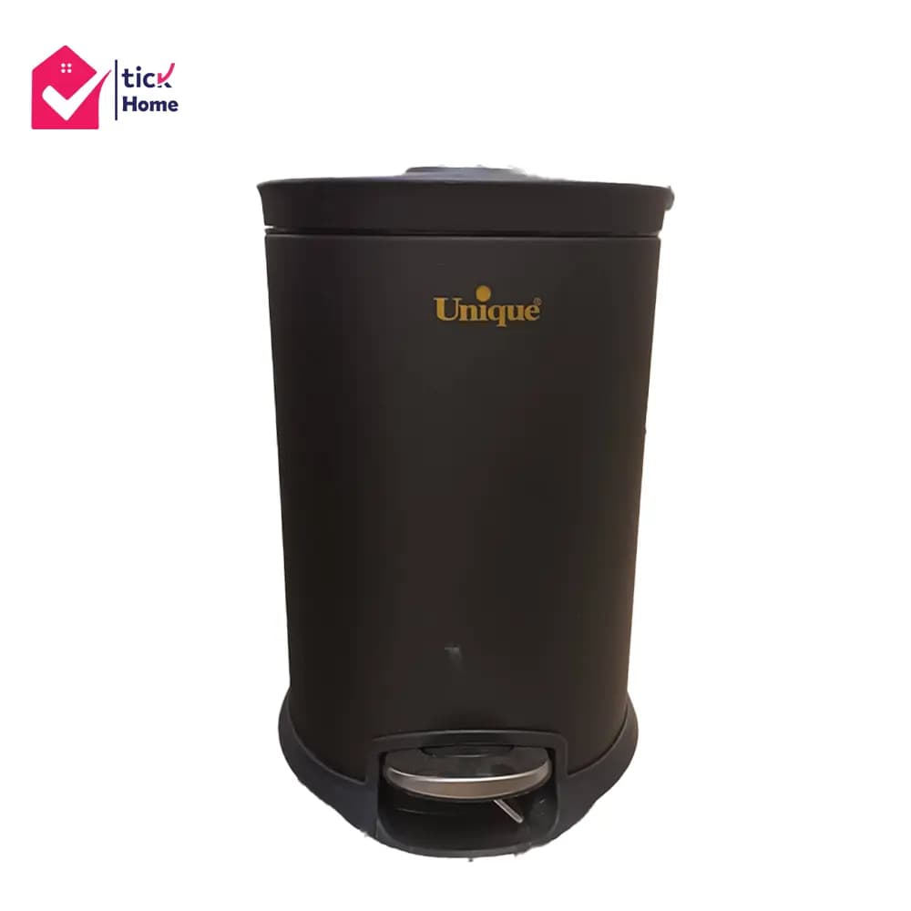 سطل زباله 12 لیتری مشکی یونیک Unique فیلبندشاپ مدل 842086