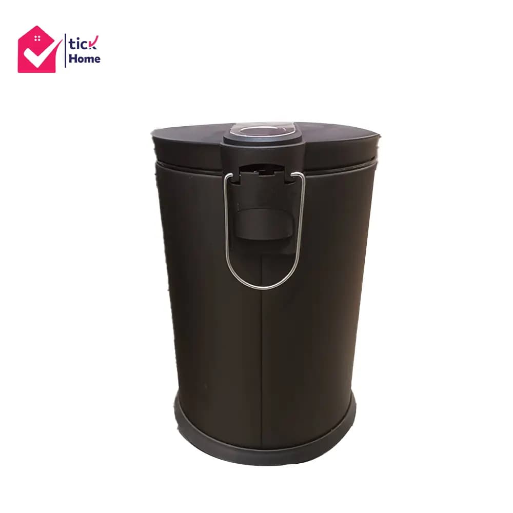 سطل زباله 12 لیتری مشکی یونیک Unique فیلبندشاپ مدل 842086 — تصویر ۳