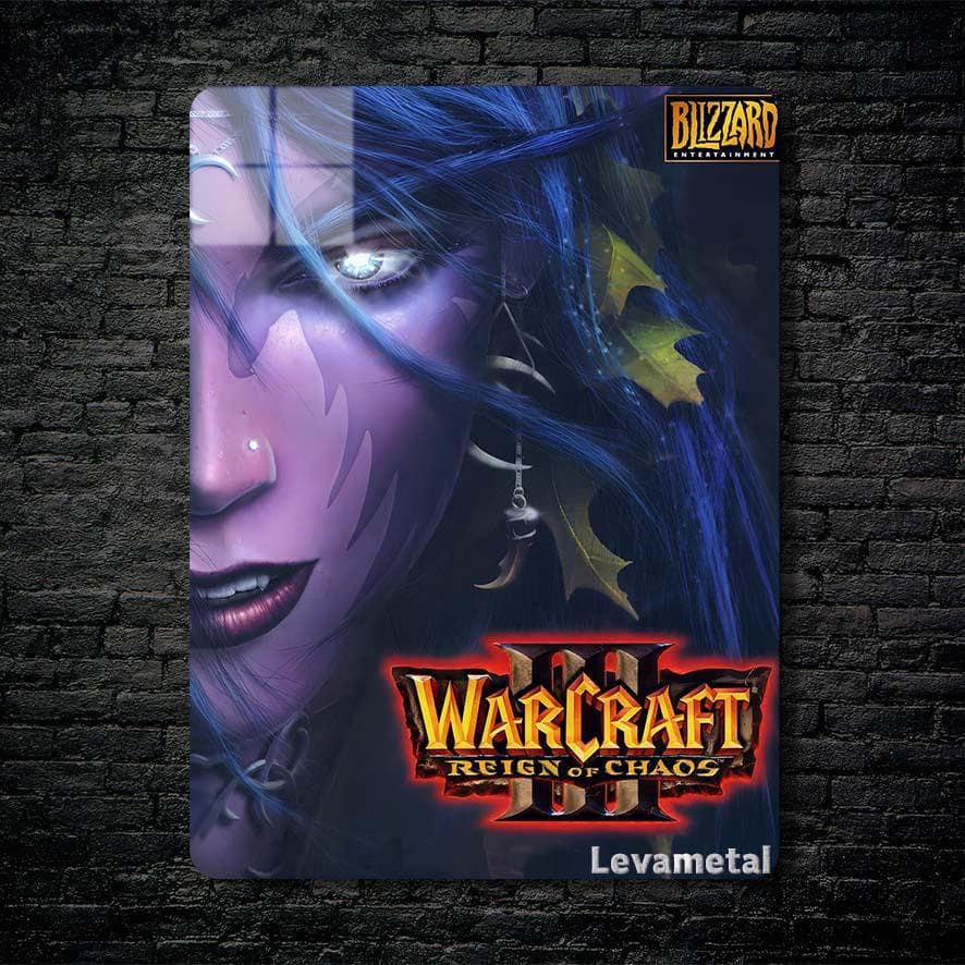 متال پوستر بازی وارکرفت Warcraft با کد A-451