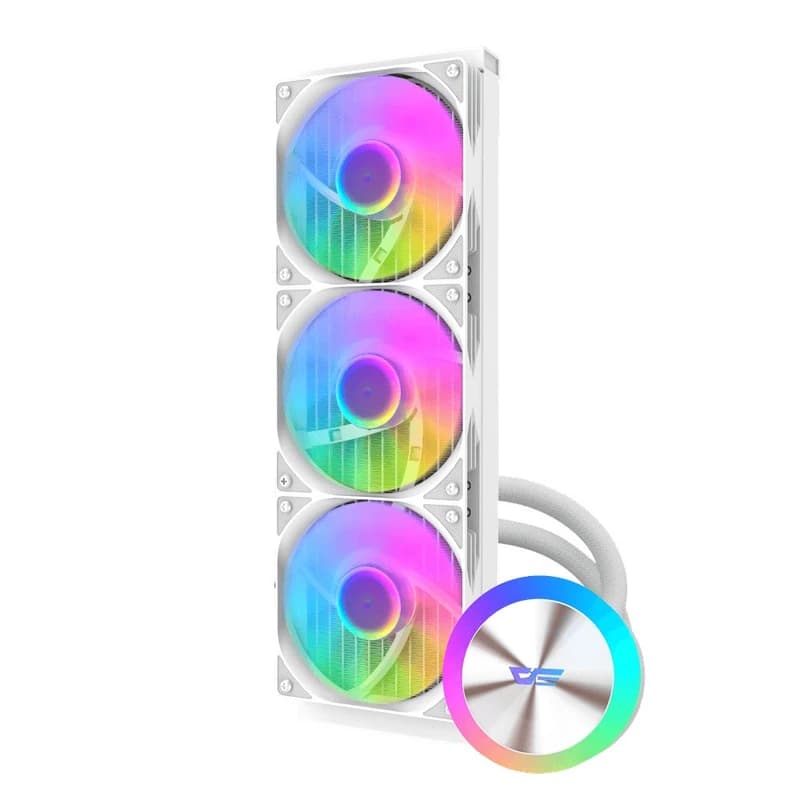 فن پردازنده مایع دارک فلش مدل AQUAGLOW DG360 WH — تصویر ۳