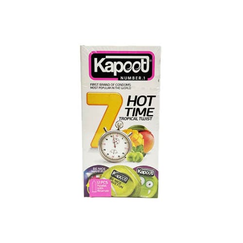 کاندوم تاخیری 7 کاره کاپوت مدل میوه ای Hot time