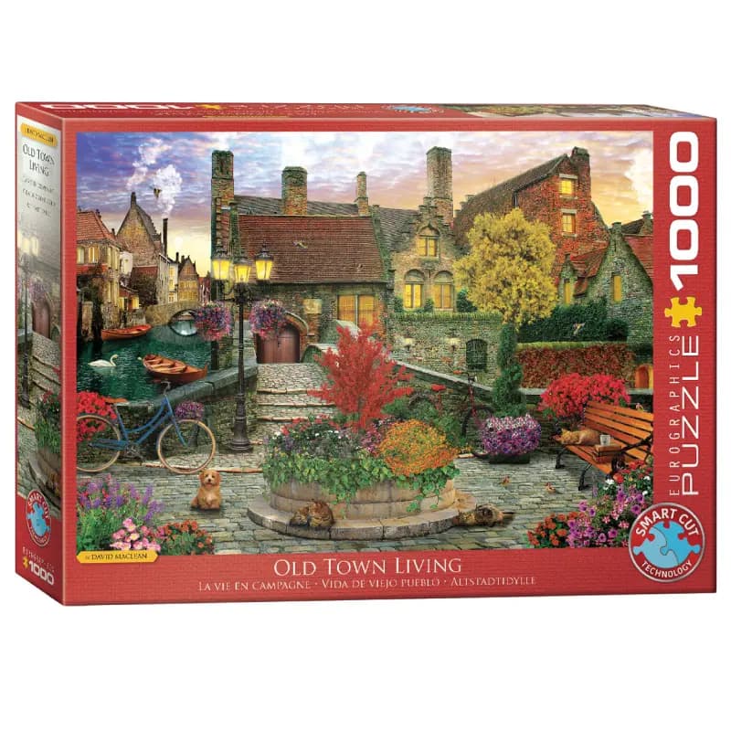 پازل 1000 تكه یوروگرافیک طرح Old Town Living كد 5531-6000