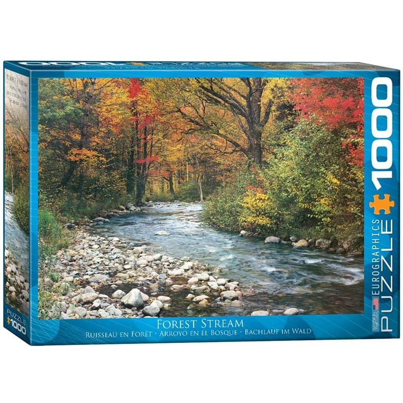 پازل 1000 تكه یوروگرافیک طرح Forest Stream كد 2132-6000