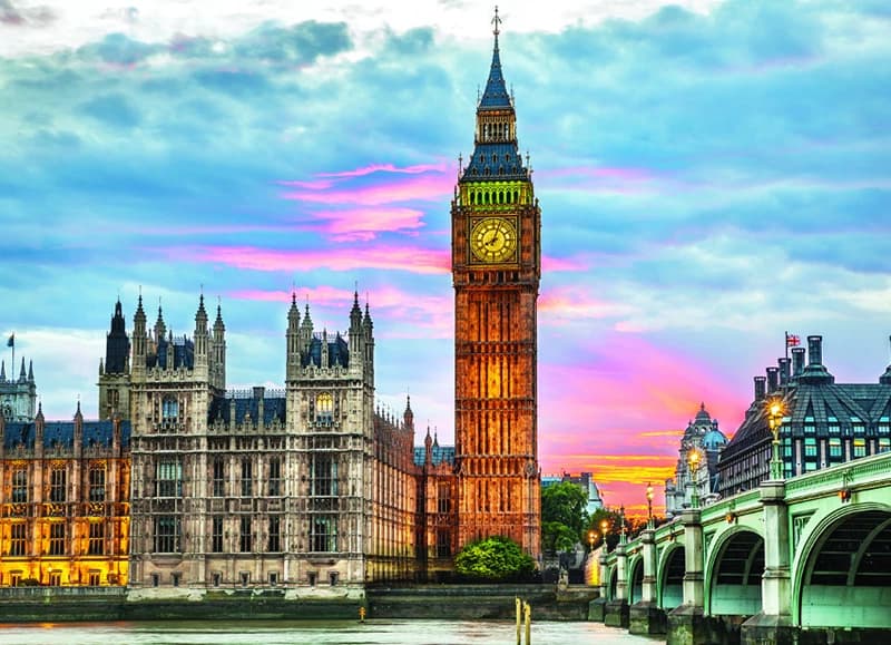 پازل 1000 تكه یوروگرافیک طرح London, Big Ben كد 0764-6000 — تصویر ۲