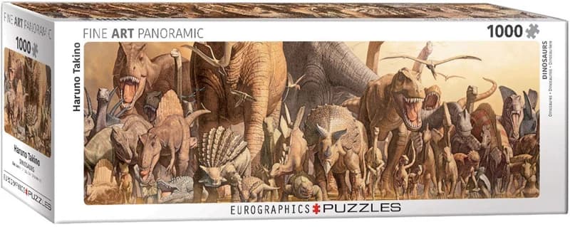 پازل 1000 تكه یوروگرافیک طرح Dinosaurs كد 4650-6010
